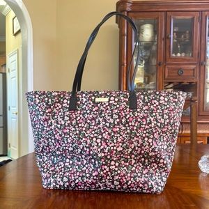KATE SPADE Gorgeous XL Floral Tote Like New!